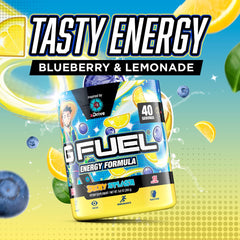 G Fuel aDrive prepared drink glass highlights vibrant flavor and hydration during play.