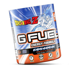 Scoop pouring into shaker for pre-game boost with G Fuel DBZ.