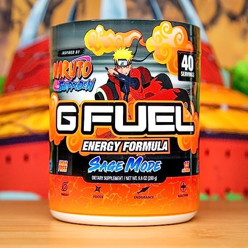 G Fuel Sage Mode prepared citrus beverage served in glass.