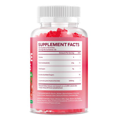 GGMMUU L-Lysine gummies third-party testing seal visible for quality