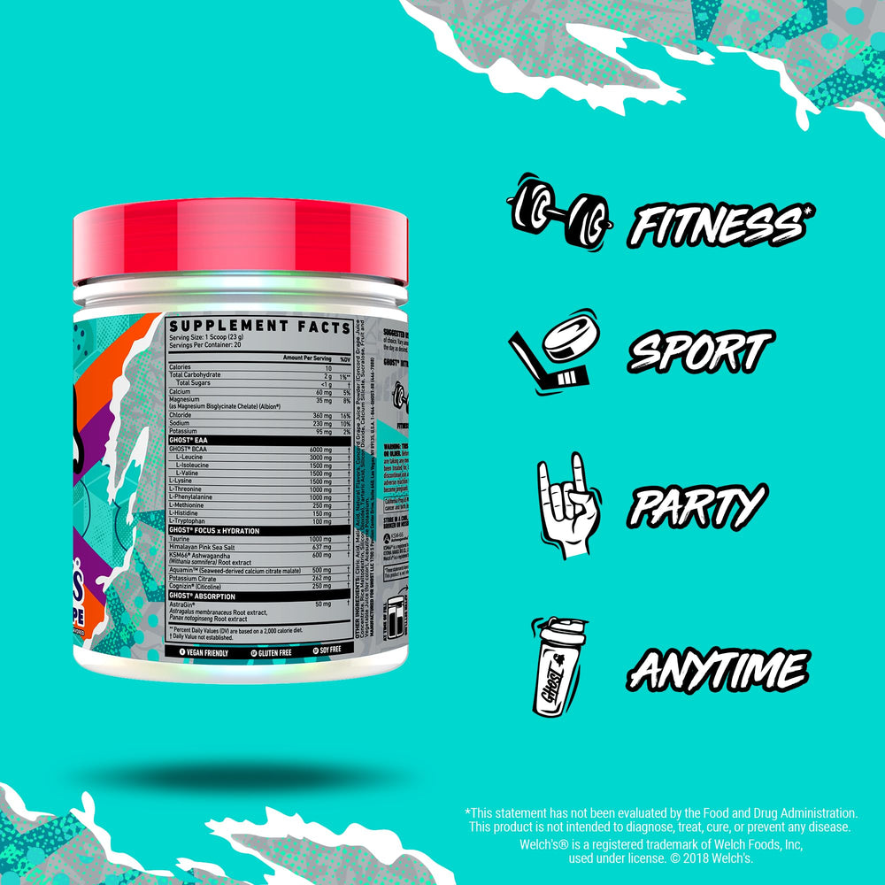 GHOST Intra bottle with hydration focus ready for workouts.