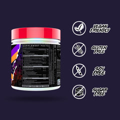 Transparent label close-up showing exact ingredient doses for trust.