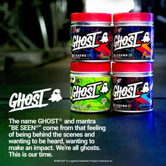 Ghost Legend All Out Cherry Limeade serving ready to mix for an energizing session.