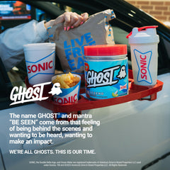 GHOST Legend pre-workout vegan-friendly label for clean energy