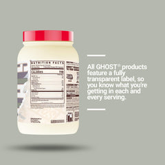 GHOST Pancake Batter protein powder used in a smoothie creation