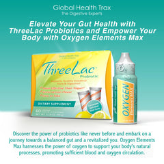 ThreeLac Lemon Probiotic Powder measuring scoop for convenient daily use.