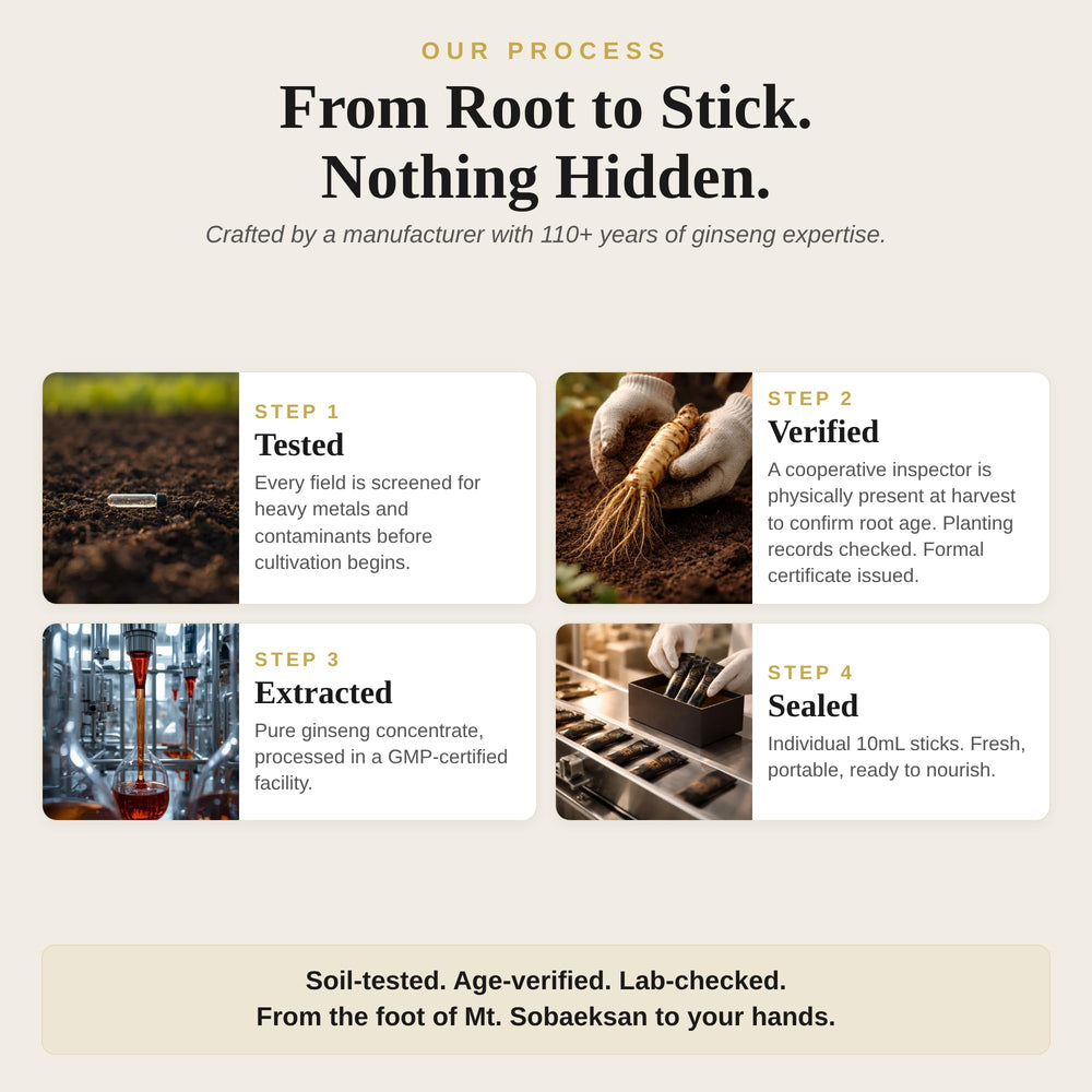 GINSEGOLD clean-label ginseng stick for dairy-free and nut-free option.