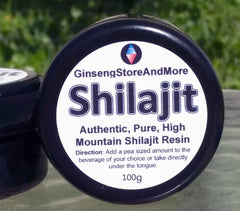 GinsengStoreAndMore Shilajit resin drop on spoon for easy daily use