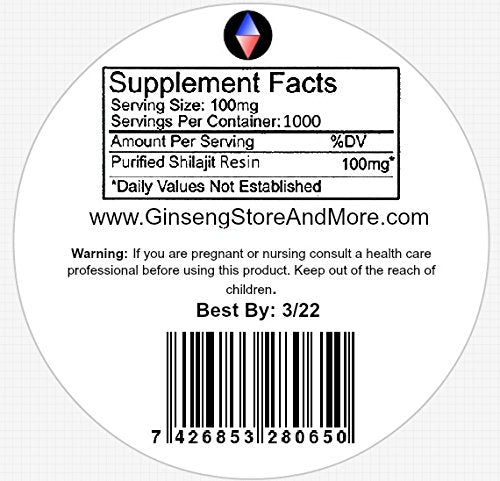 GinsengStoreAndMore Shilajit lab-test report confirming potency and purity