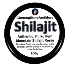 GinsengStoreAndMore Shilajit resin in a jar, mineral-rich for daily wellness