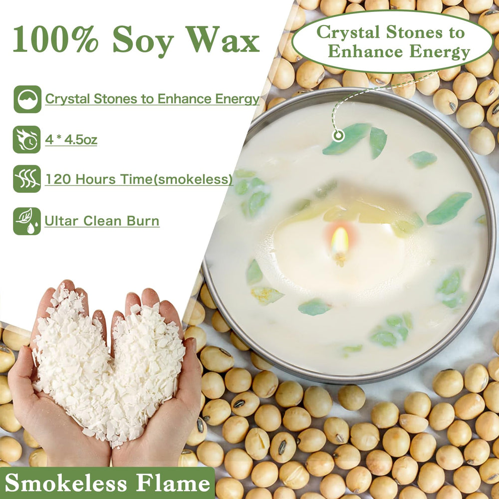 Gisly soy-wax sage candle provides clean burning and purity