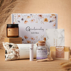 GivLovely lavender cassia seed sleep mask offering warm comfort and calm.