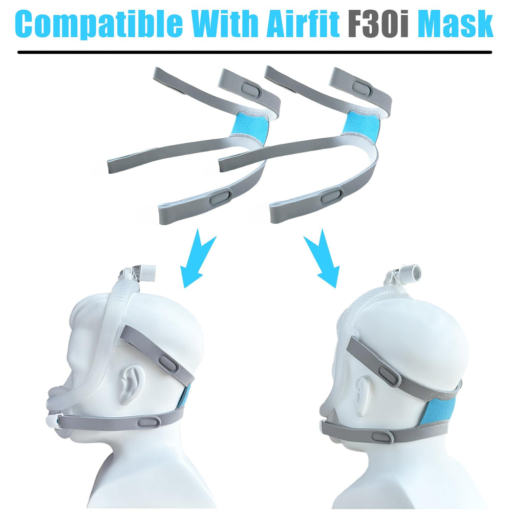 GJX replacement headgear straps set ships without clips or frame