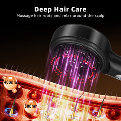 Gleamo IPX7 waterproof scalp brush for wet or dry use