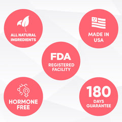 GLEEFULL SUPPS Meno Belly Flusher Plus bottle label focuses on clean, readable ingredients.