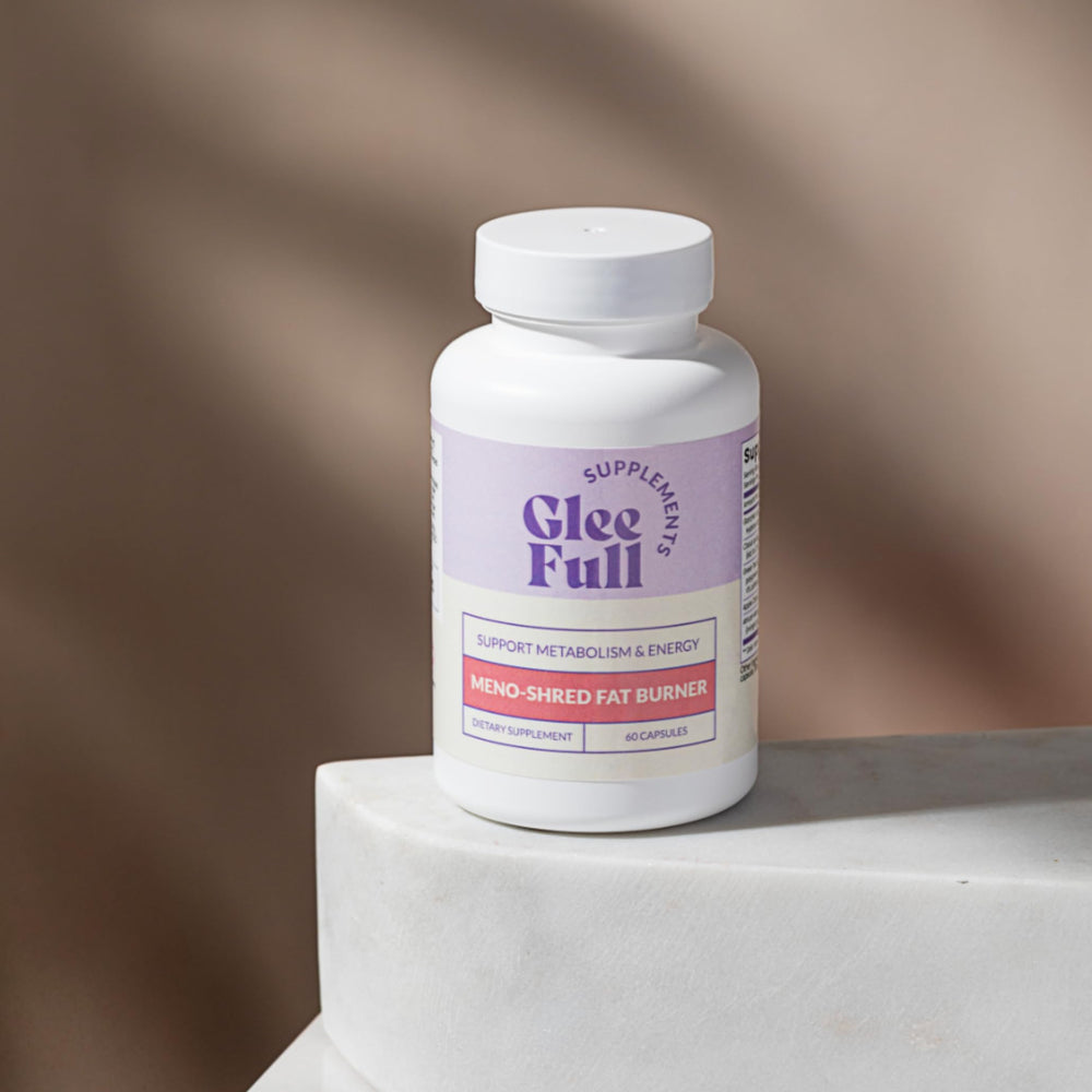 GLEEFULL SUPPS Meno-Sherd packaging notes third-party testing and purity.