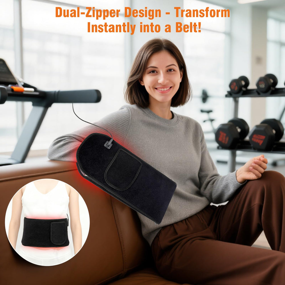 Glentaxy dual-sided LED glove delivering 360-degree light therapy on hands.