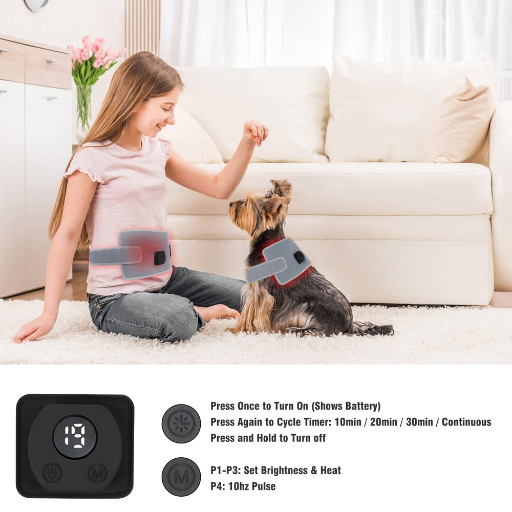 Glentaxy smart-control wrap for humans and pets with auto timer