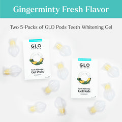 GLO Science Gingermint pods 10-pack for refreshing whitening sessions