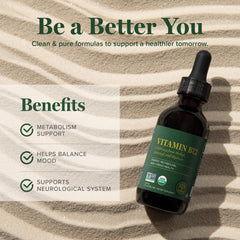 Global Healing Center B12 5000 mcg bottle pour for controlled dosing