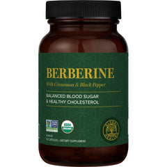Global Healing Center berberine 1200 mg bottle front for weight management support.