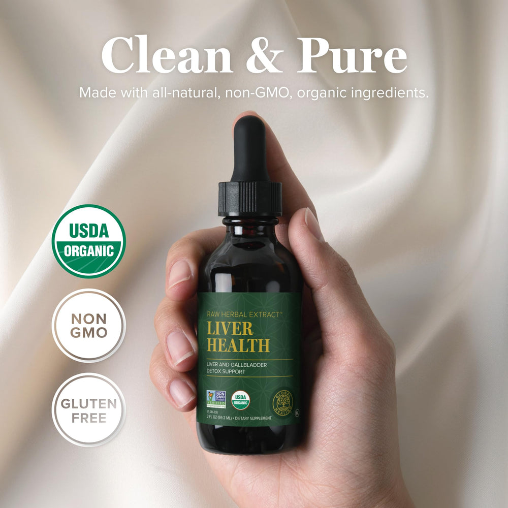 Global Healing Center Milk Thistle label explains the product's liver support focus.