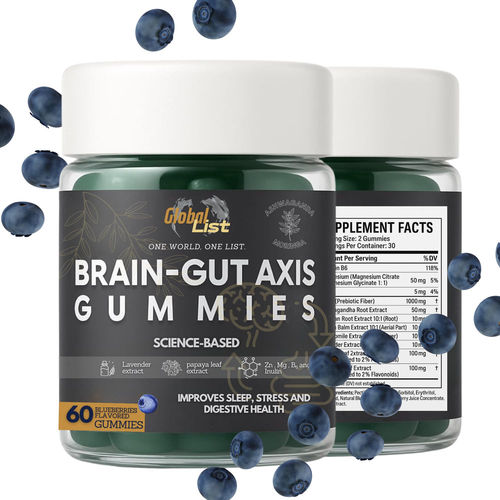 Global-List night-use scene features chamomile and magnesium for sleep-compatible digestion.