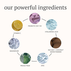 Glōci Skin + Gut hyaluronic acid powder for inner hydration and skin glow.