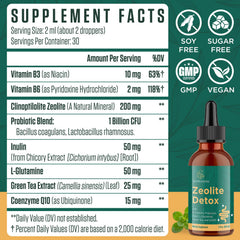 Glorithiventa Zeolite Detox drops used in a daily routine at home.