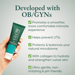 Glow Botanica Vaginal Moisturizer with hyaluronic acid for lasting hydration.