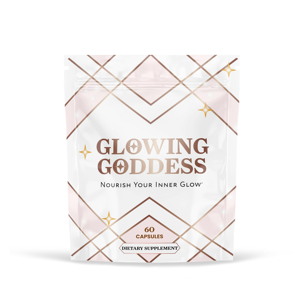 Glowing Goddess beef organ superfood packaging highlights premium ingredients for daily nourishment