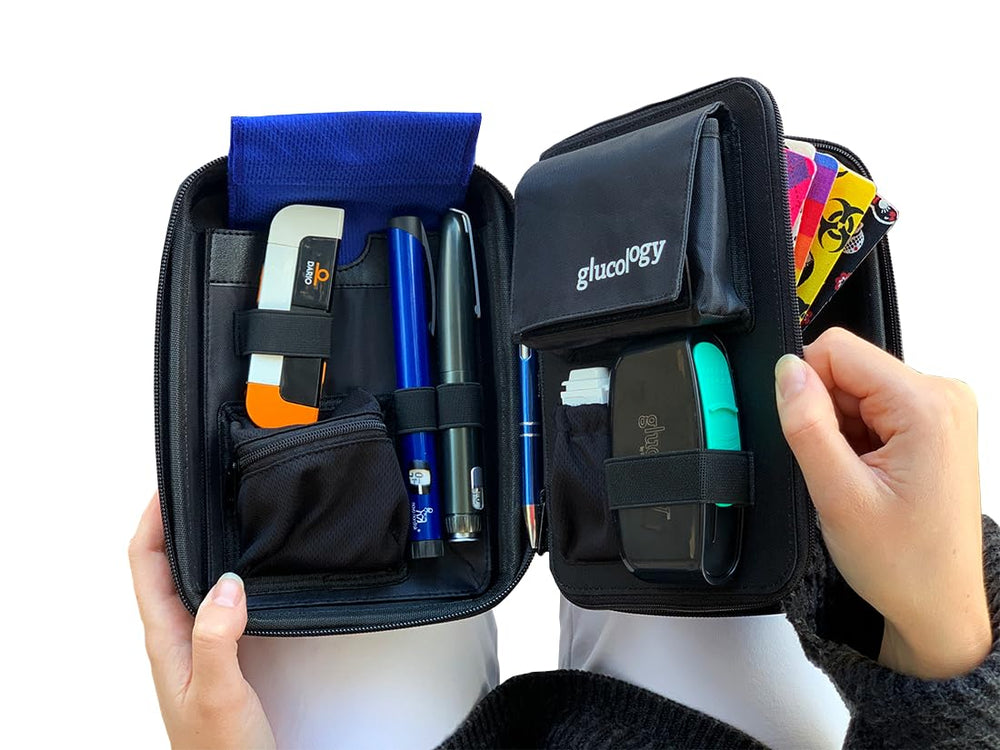 Universal compatibility for glucose meters, insulin pens, test strips, and syringes.