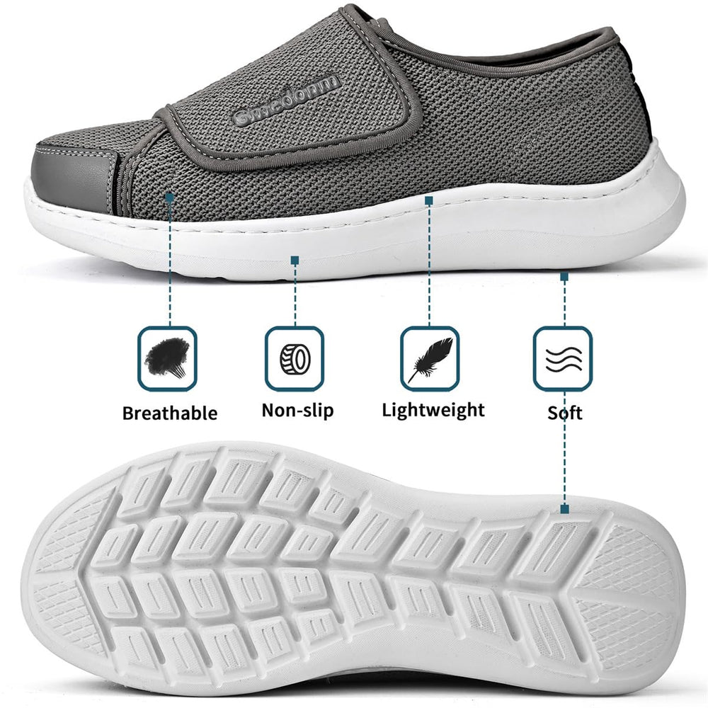 Gmedonm diabetic edema-friendly fit supports swollen feet daily