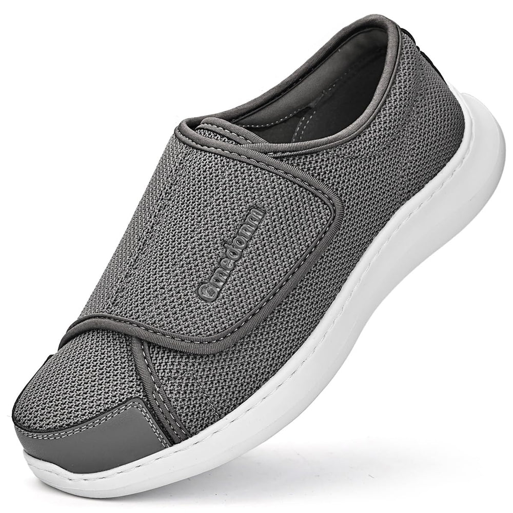 Gmedonm men's wide width shoes with adjustable vamp for a comfortable fit.
