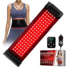 GMOWNW belt front view for full-body red light therapy coverage at home