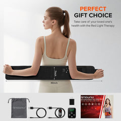 GMOWNW belt packaging highlighting a gift-ready wellness product