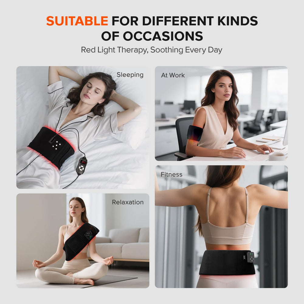 GMOWNW belt being worn during daily activities like reading