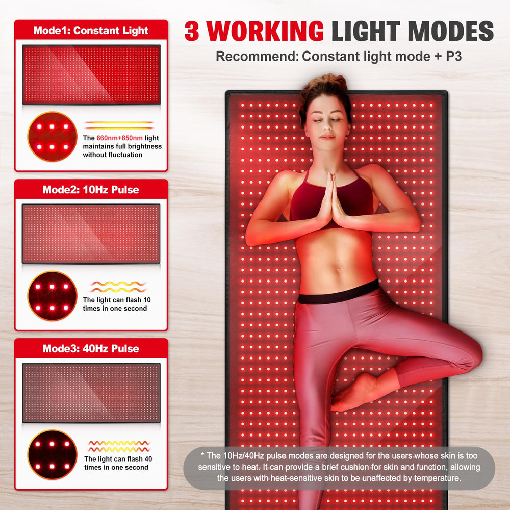 GMOWNW 850nm near-infrared beam targets deeper tissues for comfort.