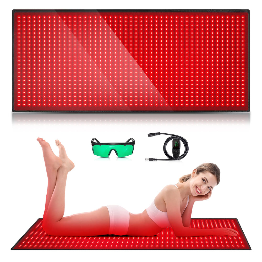 GMOWNW full-body red light mat for complete coverage and relaxing warmth.