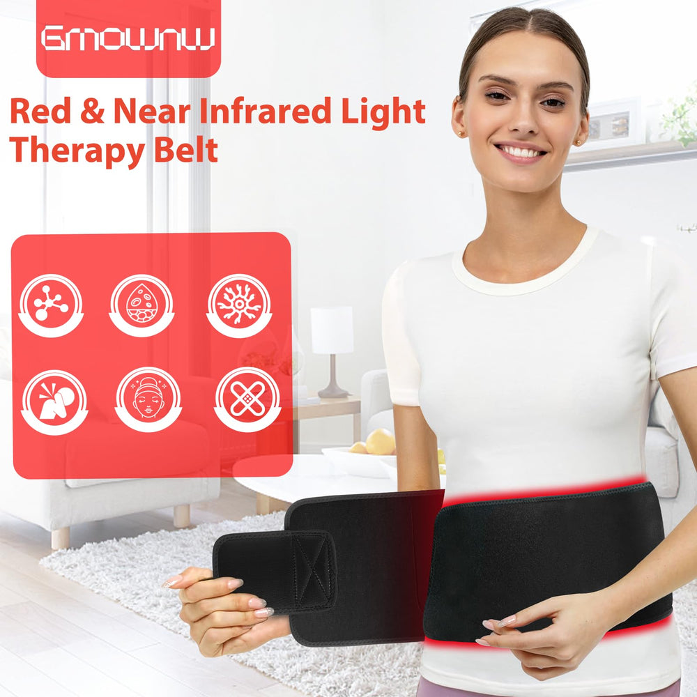 GMOWNW wide coverage area 7x50 inch belt supports full-body sessions