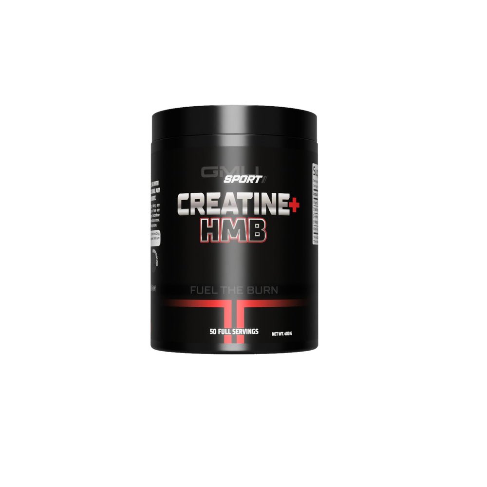 GMU SPORT Creatine 2.0 bottle, clean unflavored formula for lean muscle support.