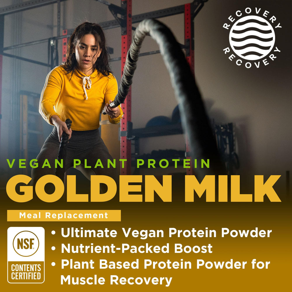 Gnarly Golden Milk spice blend with turmeric, cinnamon and ginger for rich flavor