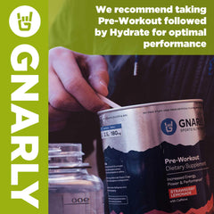 Gnarly Hydrate Salted Margarita bottle on-the-go for convenient hydration anytime