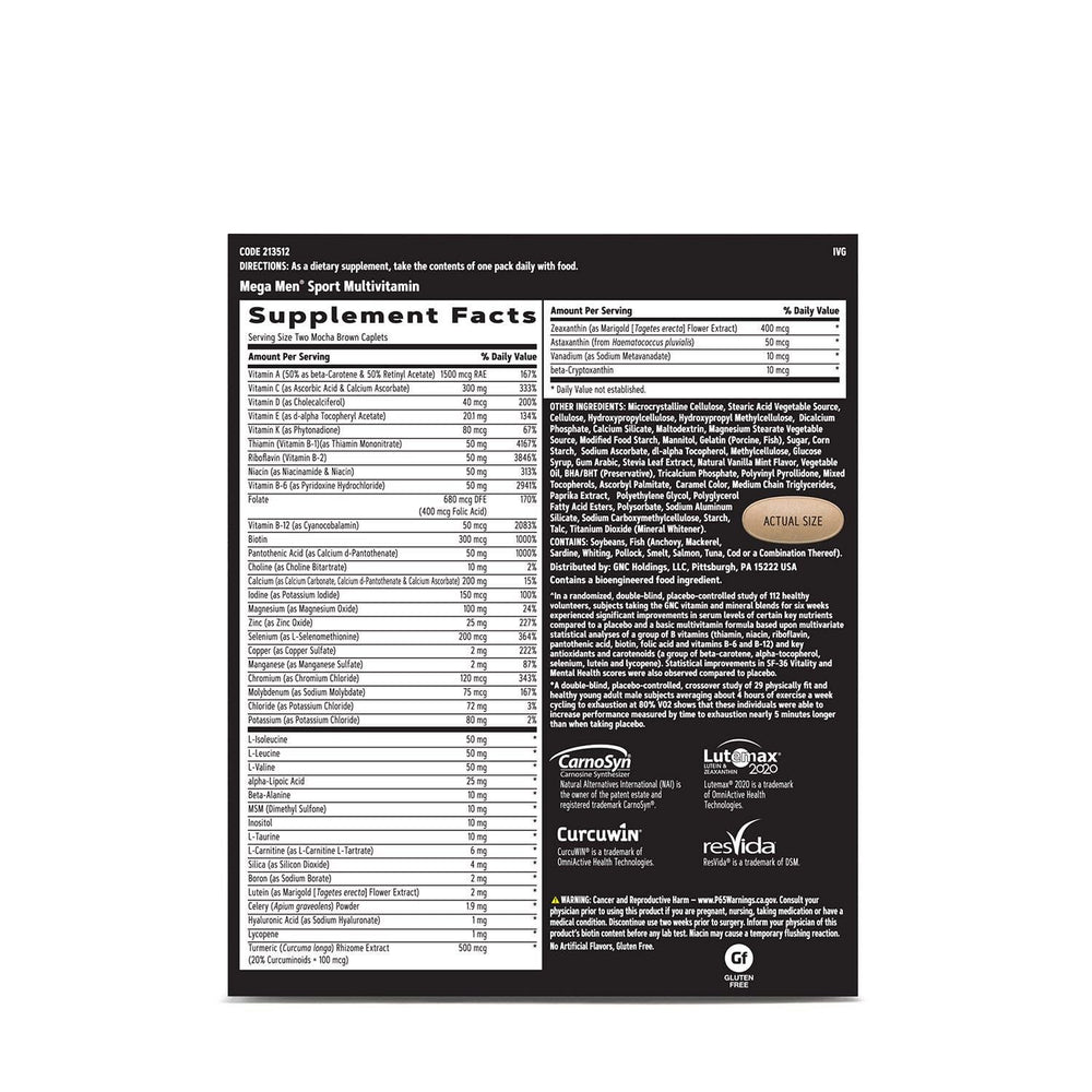 GNC AMP L-Arginine within Vitapak bottle emphasizing nitric oxide support.
