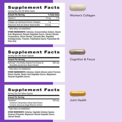 GNC Brain Health Blend bottle promotes mental sharpness and focus