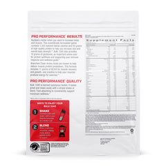 Close-up of GNC Bulk 1340 powder texture designed for easy mixing after workouts.