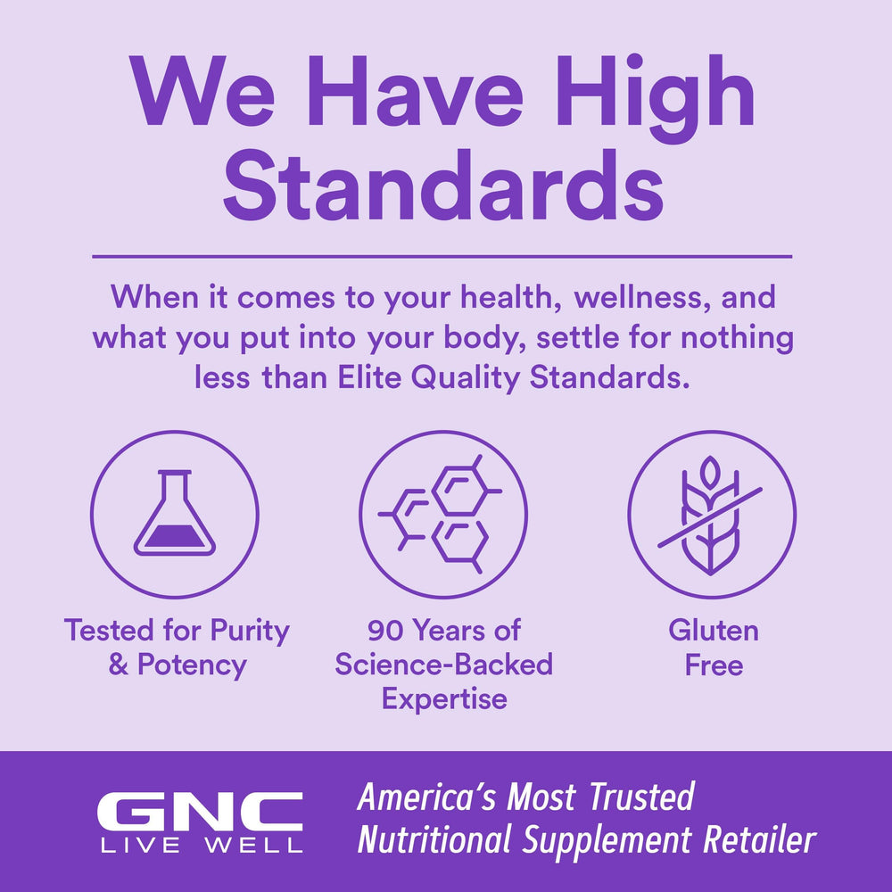 GNC Digestive Enzymes aid comfortable digestion after meals