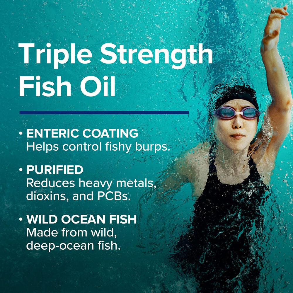 GNC enteric-coated softgel designed for easy swallowing