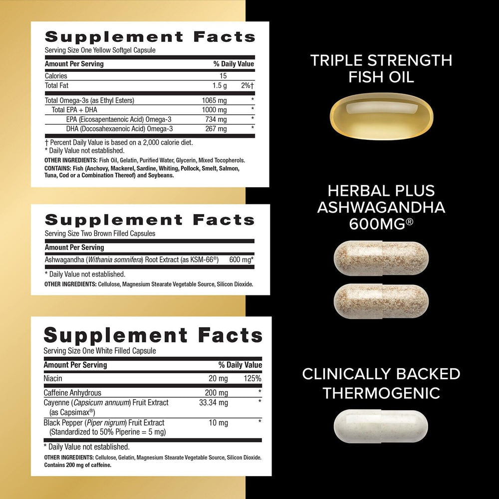 Ashwagandha 600mg tablets from GNC Mega Men for vitality.