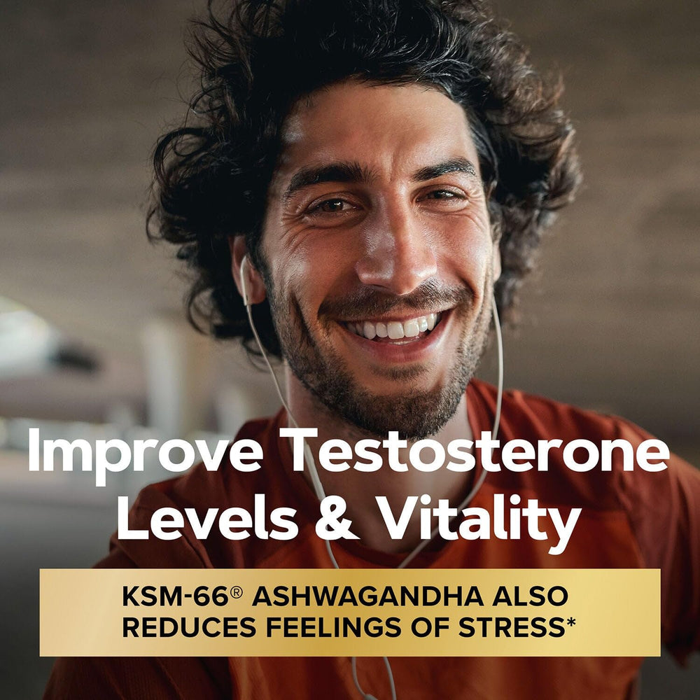 GNC Mega Men caffeine boost for enhanced alertness.